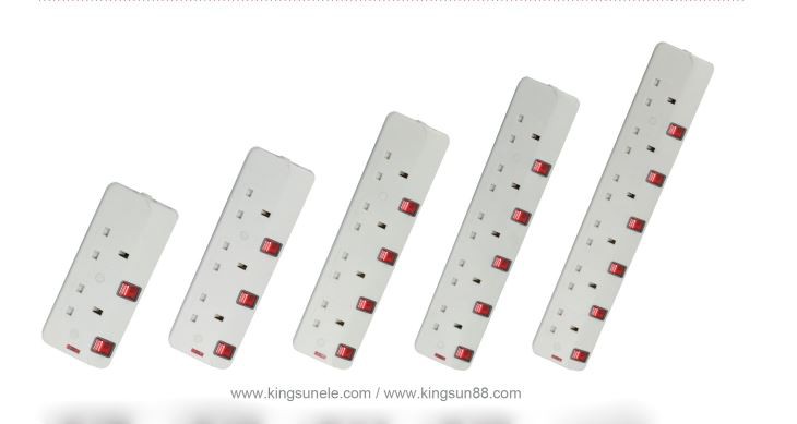 Individuálně přepnutý prodlužovací kabel