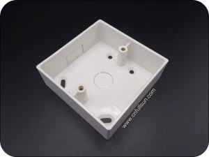 PVC switch box single gang pro zásuvku spínače
